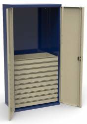 Шкаф СШИ-01.10.00 инструментальный, 1900х950х500мм., 10ящиков