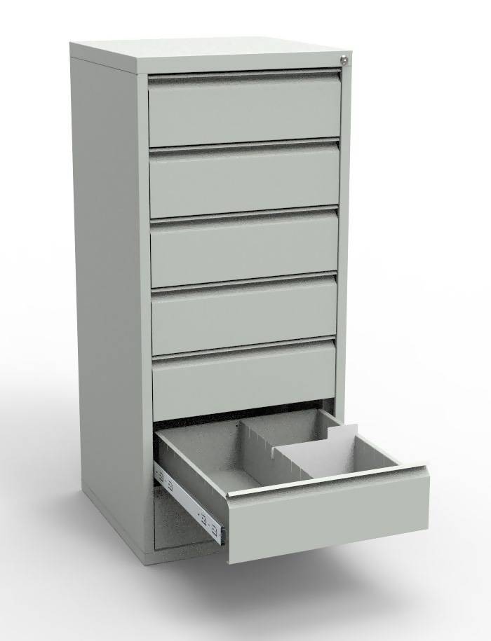 Шкаф картотечный РК-А5-7 (К7 А5), формат А5, 7 выдвижных ящиков