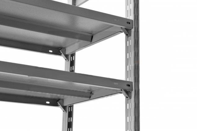 Стеллаж полочный ТСУ 2500х1560х800мм, 5 -полок
