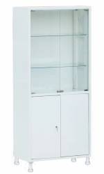 Шкаф медицинский МД GS 24-910 DT, 1750х700х320, со стеклянной дверью