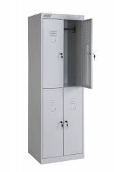 Шкаф ШРК-24-600 металлический для одежды собранный